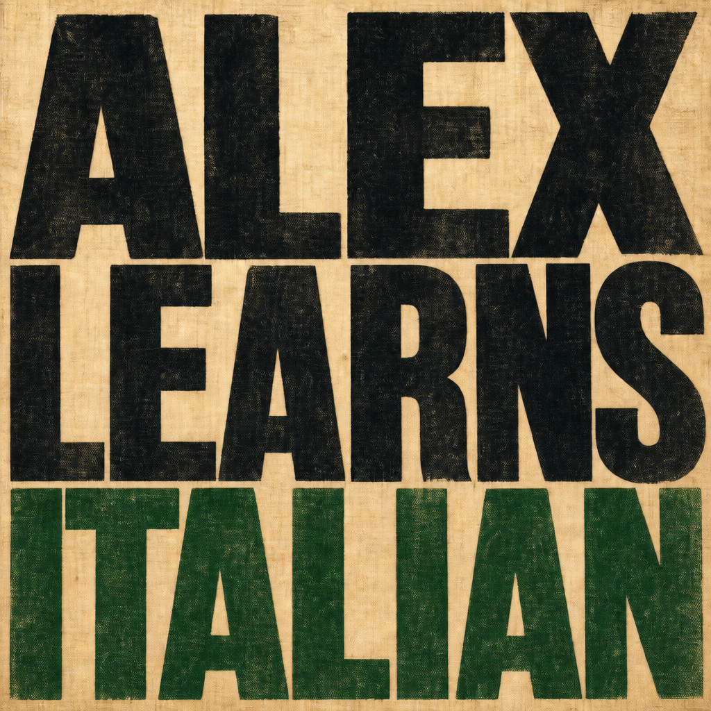 Alex Learns Italian podcast cover